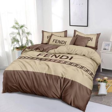 Fendi Bed Set 6pcs in Cotton Material- AjmanShop