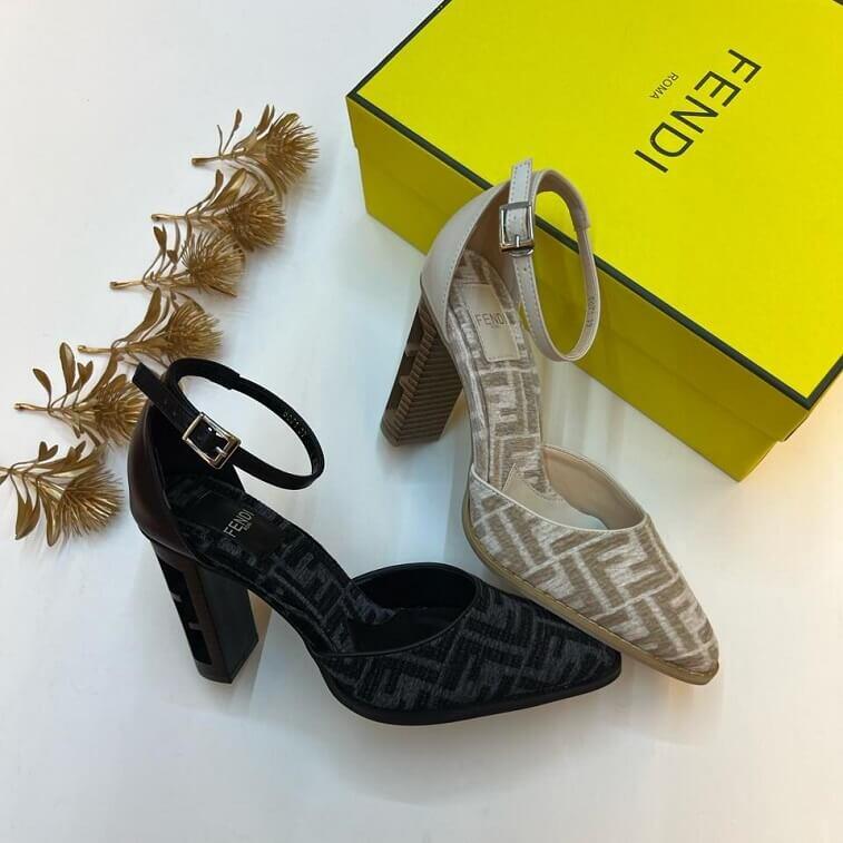 Fendi Pupm Heels for Women - AjmanShop