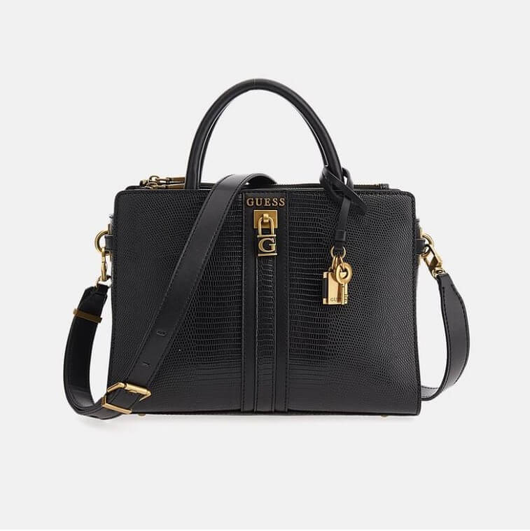 GUESS Ginevra Bag For Women, Black - AjmanShop