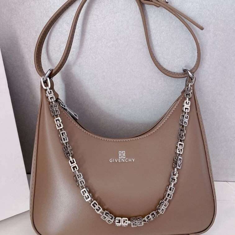 Givenchy Women Hobo Bag Brown- Ajmanshop (1)