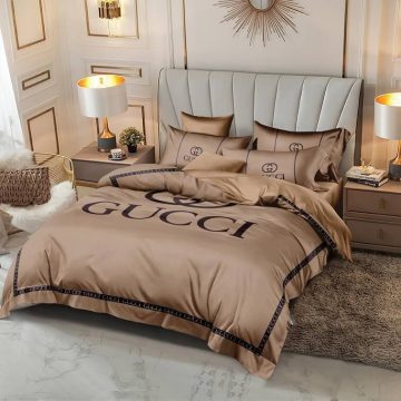 Gucci Bed Set 6pcs in Cotton Material- AjmanShop