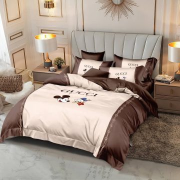 Gucci Bed Set 6pcs in Cotton Material- AjmanShop