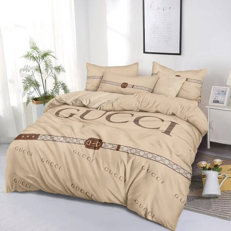 Gucci Bedsheet Set 6pcs in Cotton Material in Ajman Shop