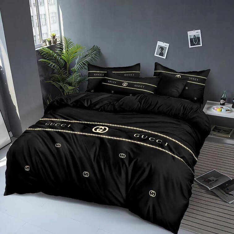 Gucci Bedsheet Set 6pcs in Cotton Material in Ajman Shop