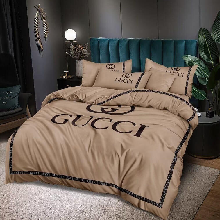 Gucci Bedsheet Set 6pcs in Cotton Material in Ajman Shop