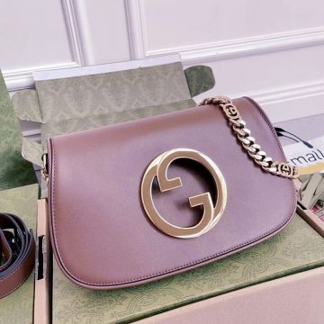 Gucci New Blondie Shoulder Bag, Pink - AjmanShop