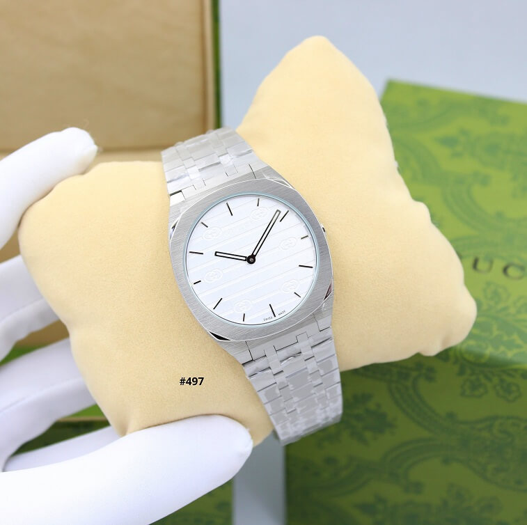 Gucci Slim Watches, White - AjmanShop