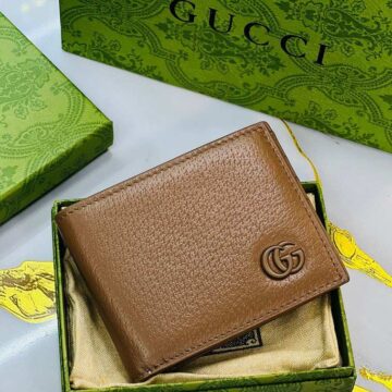 Gucci Wallet For Men, Brown - AjmanShop
