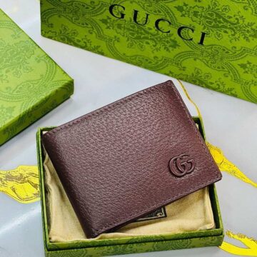 Gucci Wallet For Men, Maroon - AjmanShop