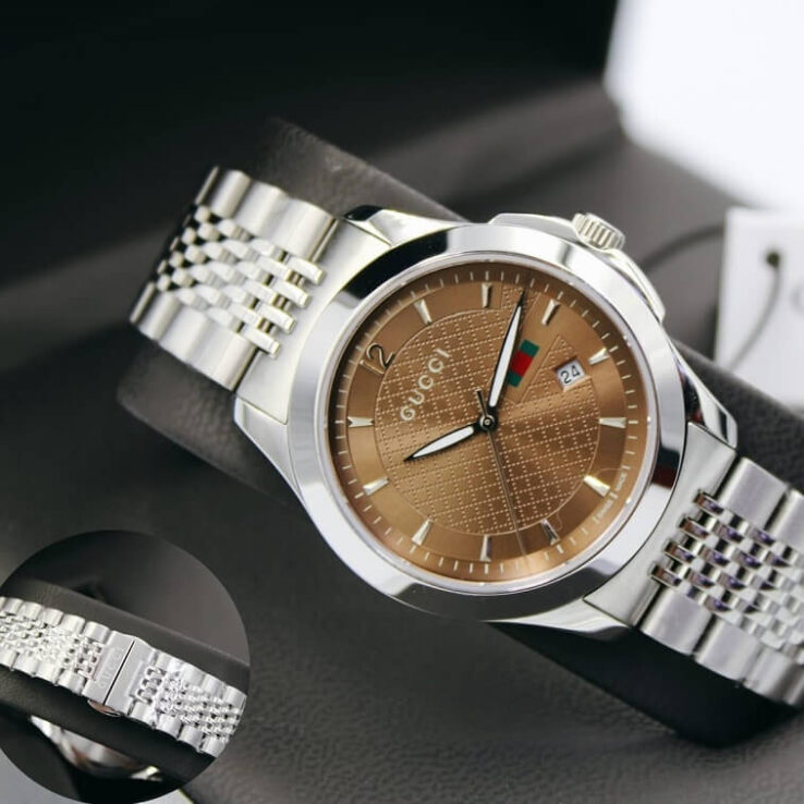 Gucci Watch For Men, Brown - AjmanShop