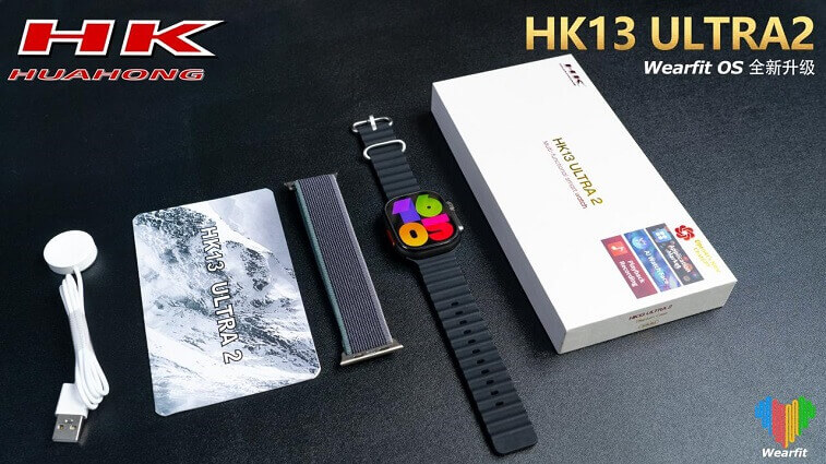 HK13 Ultra 2 SmartWatch, New Super Amoled 4GB Rom Smart Watch-Ajmanshop