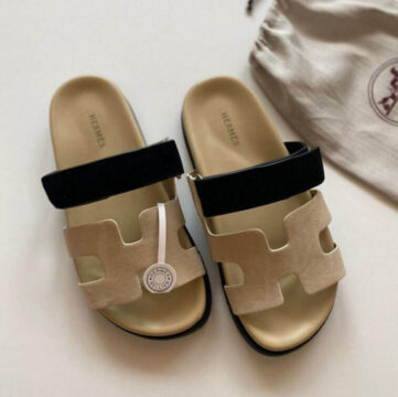 Hermes Chypre Sandal, Beige - AjmanShop
