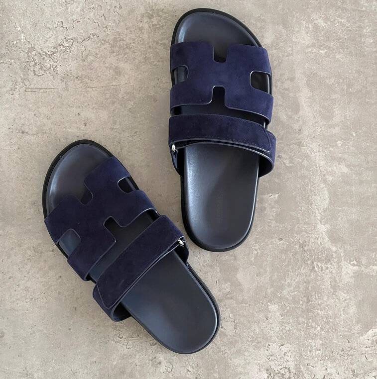 Hermes Chypre Sandal, Blue - AjmanShop