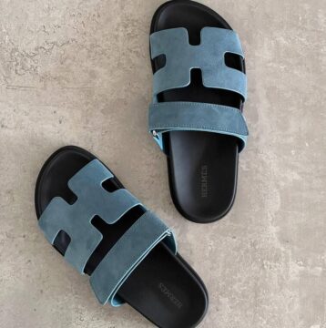 Hermes Chypre Sandal, Dark Blue - AjmanShop