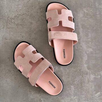 Hermes Chypre Sandal, Light Pink- AjmanShop