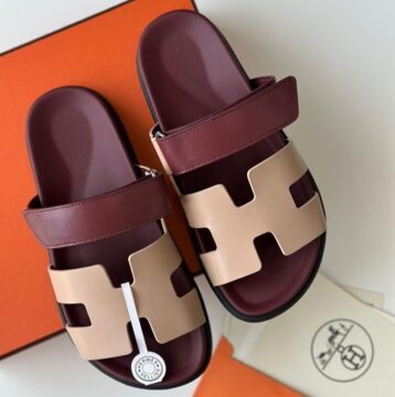 Hermes Chypre Sandal, Pink-Marron - AjmanShop