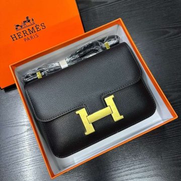 Hermes Constance Women Bag, Black- Ajmanshop