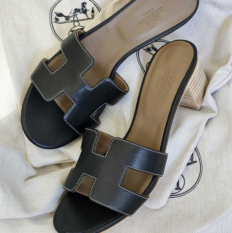 Hermes Heel, Black - AjmanShop