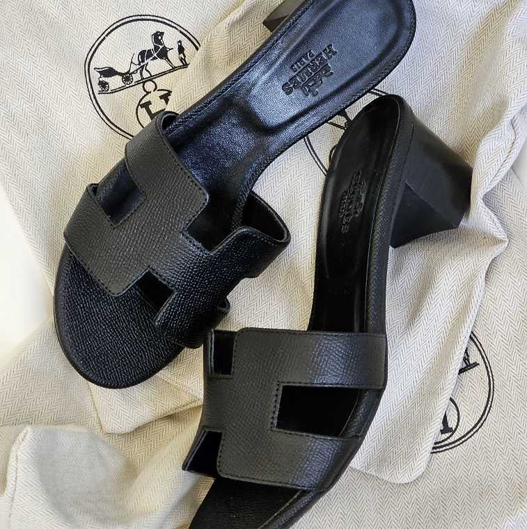 Hermes Heel, Full Black - AjmanShop