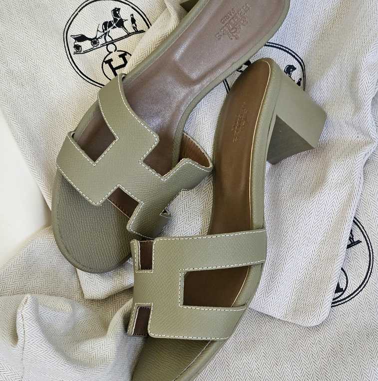 Hermes Heel, Gray - AjmanShop