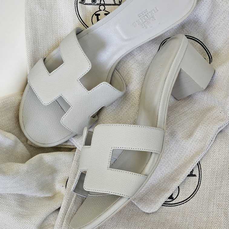 Hermes Heel, White - AjmanShop