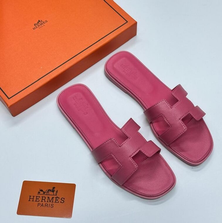 Hermes Oran Slipper, Pink - AjmanShop