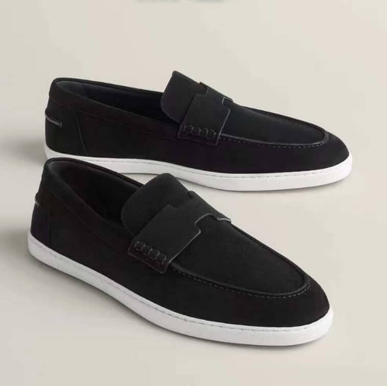Hermes Shoes, Black - AjmanShop