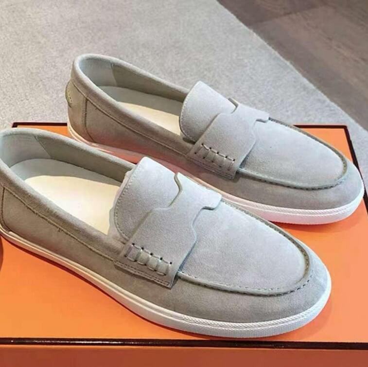 Hermes Shoes, Gray - AjmanShop