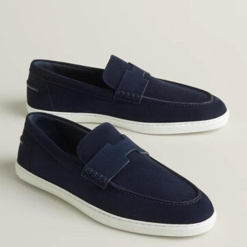 Hermes Shoes, Navy Blue - AjmanShop