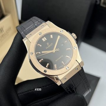 Hublot Classic Fusion Watch Black, Gold - AjmanShop