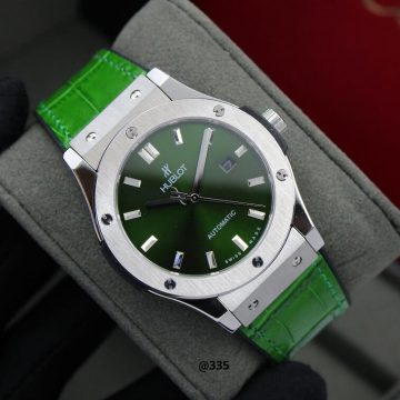 Hublot Classic Fusion Watch, Green - AjmanShop