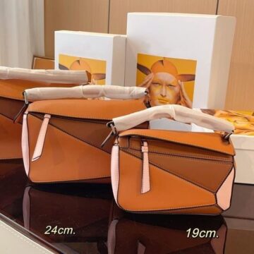 LOEWE Puzzle Bag, Camel - AjmanShop