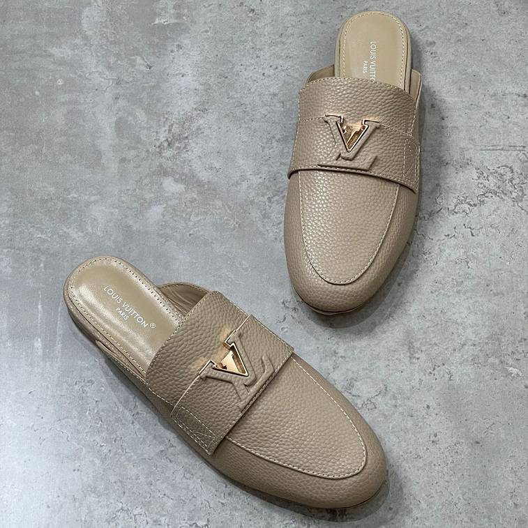 LV Capri Loafer in Open Back for Women- AjmanShop