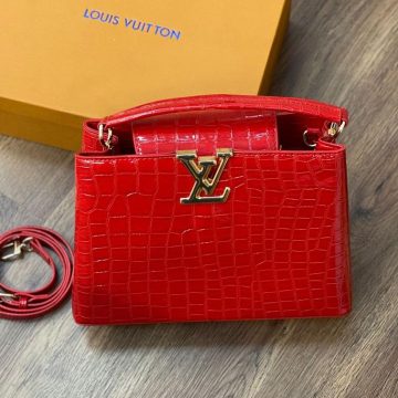 LV Capucines MM Handbag for Women in Crocodile Leather - AjmanShop