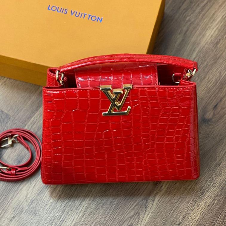 LV Capucines MM Handbag for Women in Crocodile Leather - AjmanShop