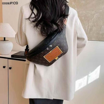 LV CrossBody Bag Chocolate Color- AjmanShop