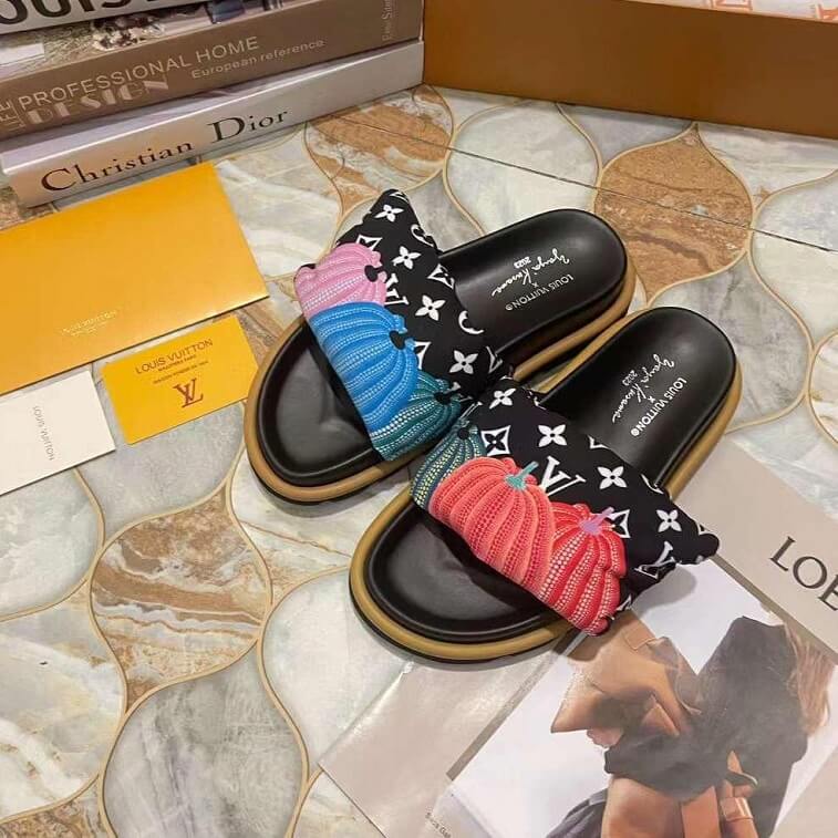 LV Designer Slipper Slides for Women- AjmanShop