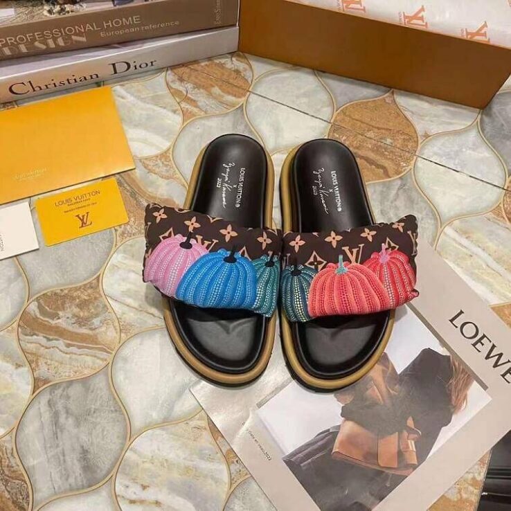 LV Designer Slipper Slides for Women - AjmanShop
