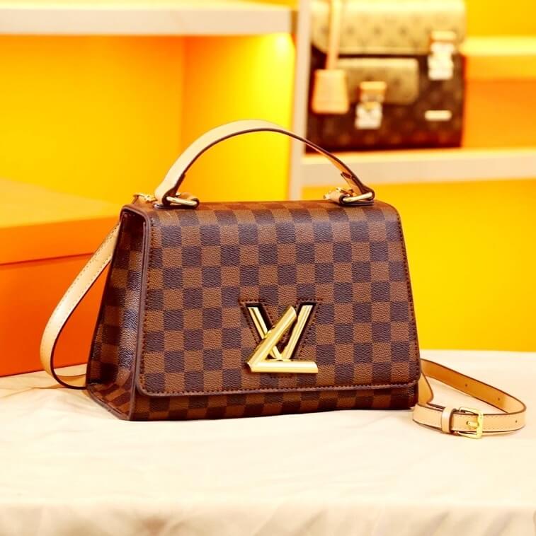 LV Twist Cross Bag with Top Handle- AjmanShop