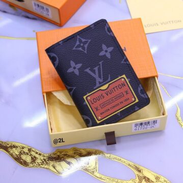 LV Wallet For Men, Dark Ash - AjmanShop