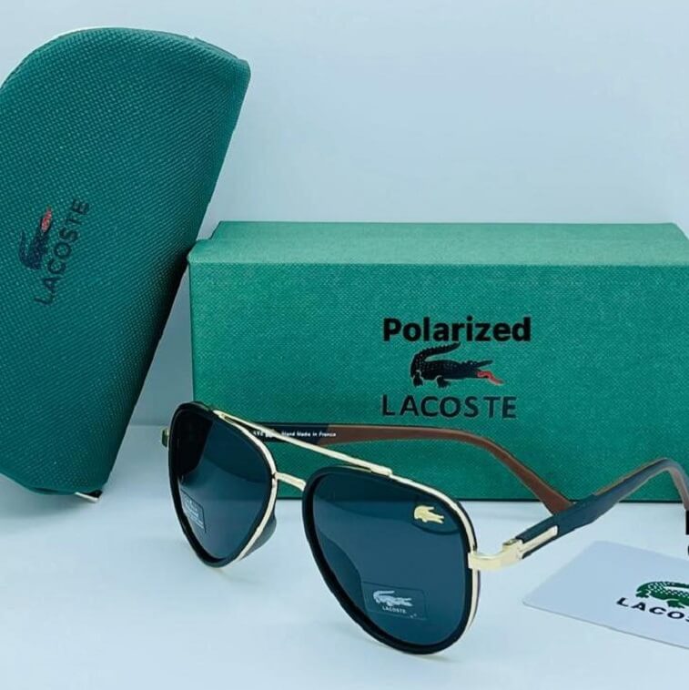 Lacoste Polarized Sunglass for Men with Brand Box - AjmanShop