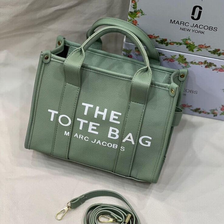 Leather Tote Bag By Marc Jacobs for Women Multicolor - AjmanShop