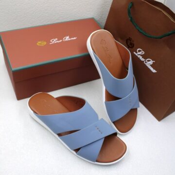 Loro Piana Arabic Sandal, Gray - AjmanShop