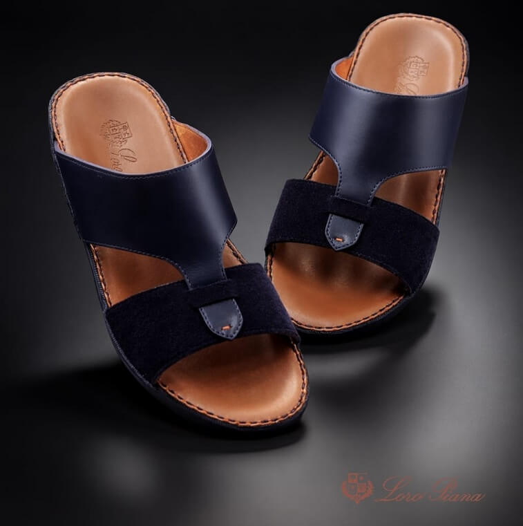 Loro Piana Sandal, Blue - AjmanShop