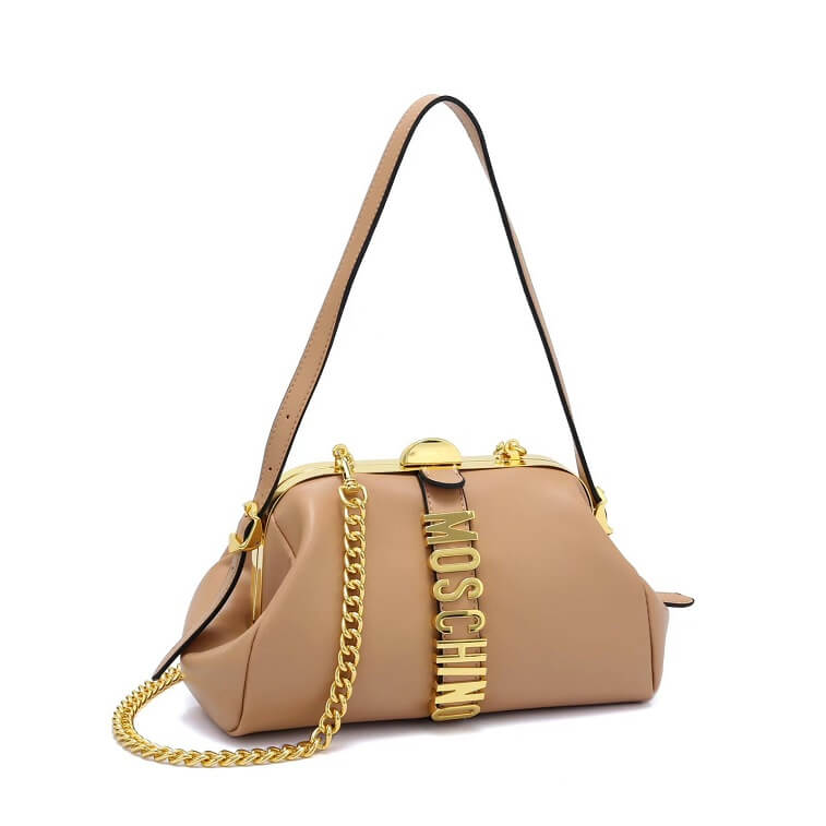 MOSCHINO Shoulder Bag, Beige - AjmanShop