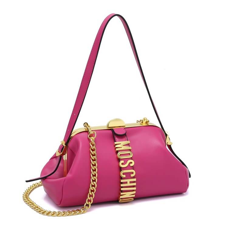 MOSCHINO Shoulder Bag, Hot Pink - AjmanShop