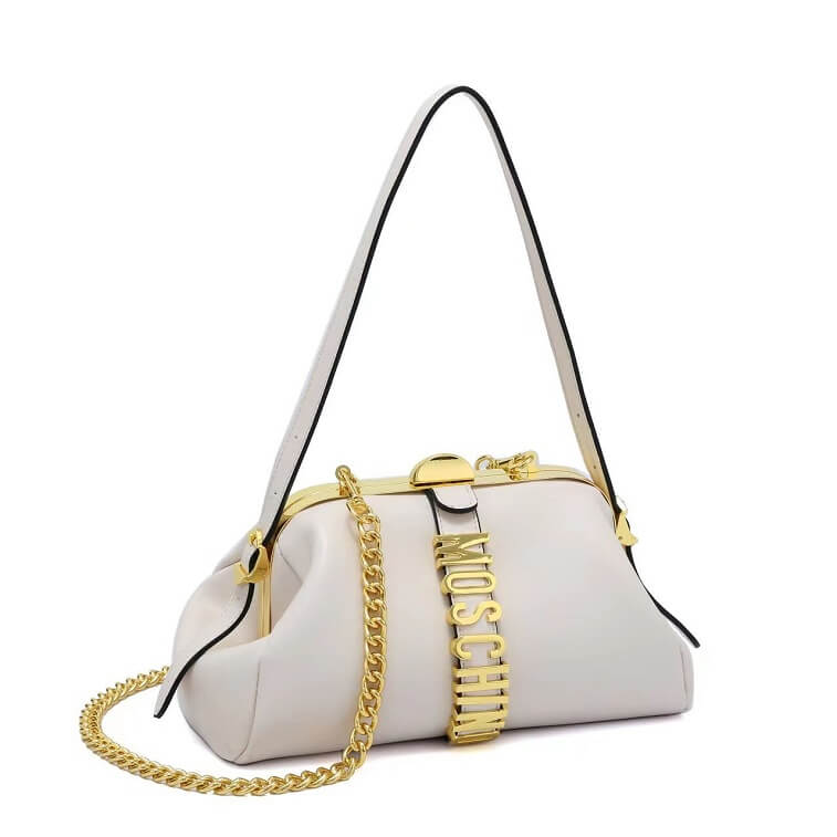 MOSCHINO Shoulder Bag. Off White - AjmanShop