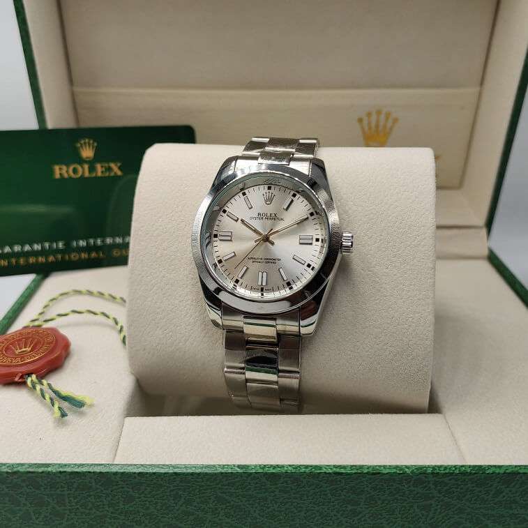 Men Rolex Watch in Stainless Steel with Box- AjmanShop