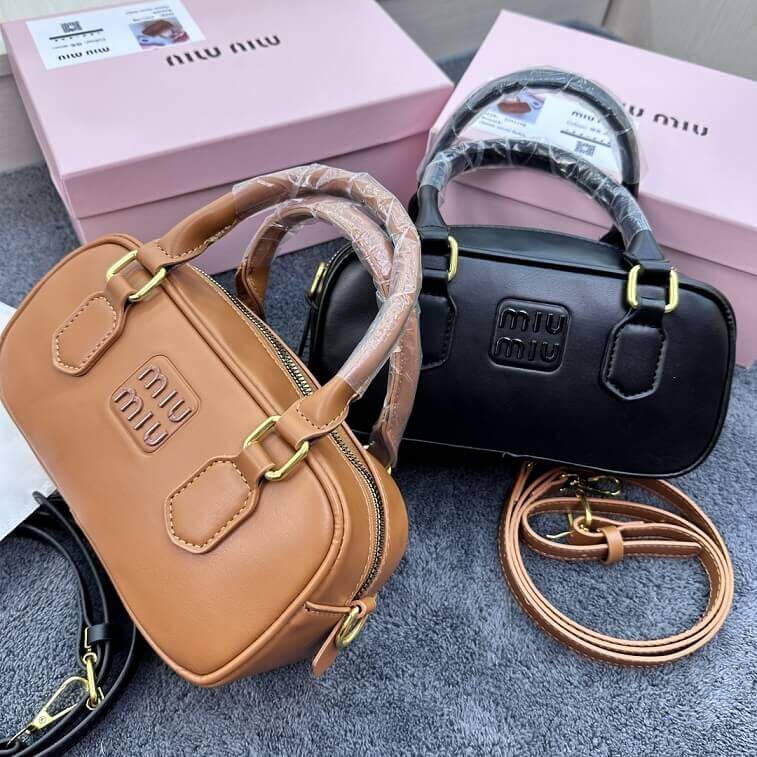 Miu Miu Logo Plaque Mini Bag - Ajmanshop