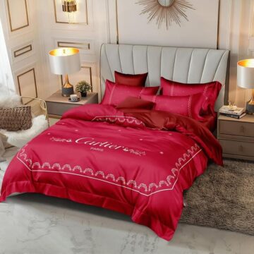 New Cartier Bedsheet Set 6pcs in Cotton Material - AjmanShop